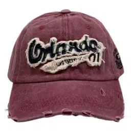 Men Patch-Work Distressed Baseball Cap-image-31
