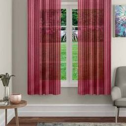 Set of 2 Sheer Window Curtains-13