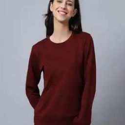 Women Sweatshirt with Full Sleeves-image-5