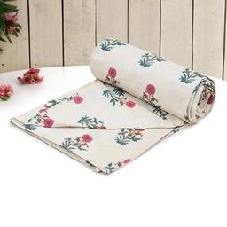 Floral PrintedMicrofiber Single Duvet Cover-image-75