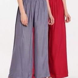 Women Pack of 2 Palazzos with Elasticated Waist-picture-20