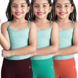 Girls Pack of 3 Boyshorts with Elasticated Waist-picture-25