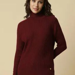 Women Turtleneck Pullover-image-42