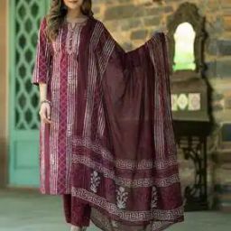Women Embroidered Straight Kurta Suit Set-image-42