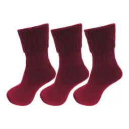 Pack of 3 Wool Mid-Calf Length Socks-17