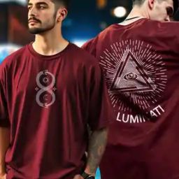 Men Graphic Print T-shirt-image-35