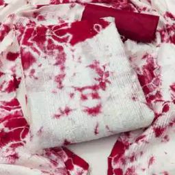 Women Tie & Dye Unstitched Dress Material-image-35