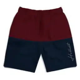 Colourblock Bermuda Shorts with Elasticated Waist-picture-3