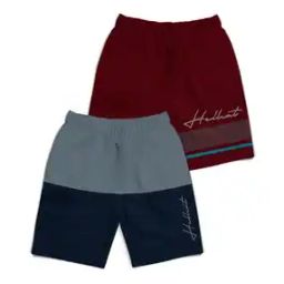 Pack of 2 Brand Print Shorts-picture-29