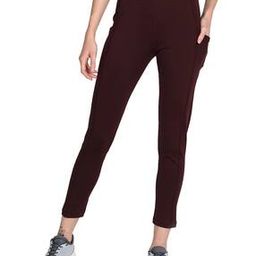 Women Solid Track Pants with Mid Rise Waist-image-21