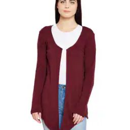 Textured Open-Front Shrug-10