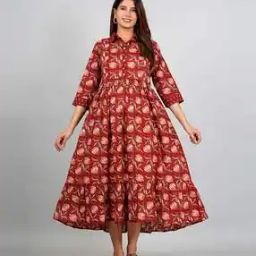 Women Cotton Dress-image-91