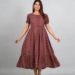 Women Cotton Dress-image-46