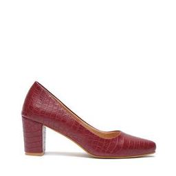 Reptilian Print Pumps-picture-32