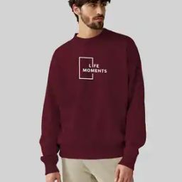 Men Typographic Print Sweatshirt-image-12