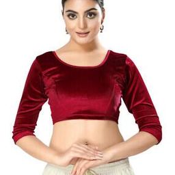 Women Round-Neck Slip-On Blouse-29