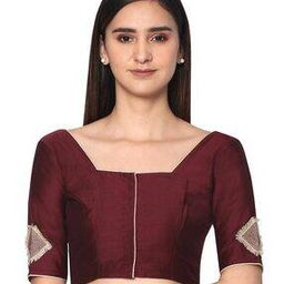 Silk Embroidered Blouse-41
