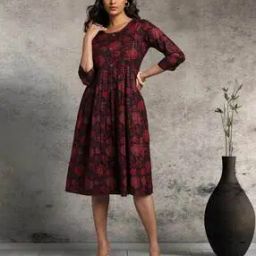 Women Dress with Round Neck-image-60