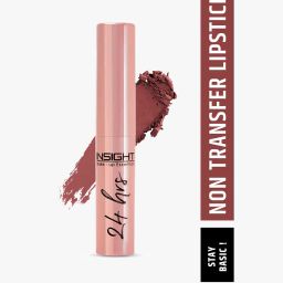 insight cosmetics 24 Hrs Non Transfer Matte Lipstick - 08 Stay Basic image 1