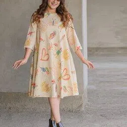 fabnex Women Novelty Print Flared Kurti-picture-22