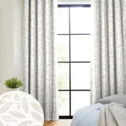 Pack of 2 Printed Blackout Door Curtains-image-100