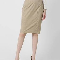 van heusen Women Checks Skirt-picture-24