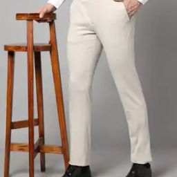 arrow Men Tapered Fit Flat-Front Trousers-picture-31