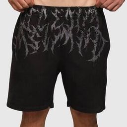 musclemind Men Acid Wash Denim Shorts-picture-0
