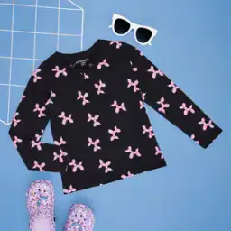 pantaloons junior Girls Graphic print Regular Fit Crew-Neck T-Shirt-picture-47