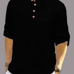 Men Mandarin Collar Short Kurta-image-64