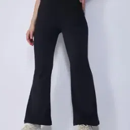 outzidr global Women High-Rise Flared Track Pants-picture-33
