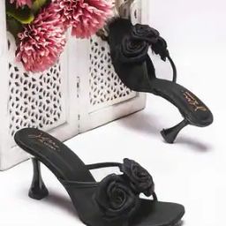 jm looks Women Kitten Heeled Sandals with Synthetic Upper-picture-24