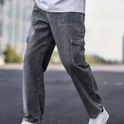 alpha tribe Men Mid-Rise Straight Jeans-picture-2