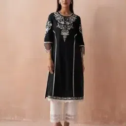 lakshita Women Embroidered Straight Kurta -picture-41