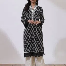 lakshita Women Embroidered Straight Kurta -picture-18