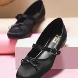 jm looks Women Slip-On Mary Janes with Bow Detail-picture-16