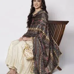 akshadeep Women Stripes Dupatta-picture-8