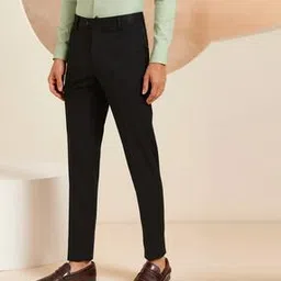 neonomad Men Slim Fit Flat-Front Trousers-picture-40