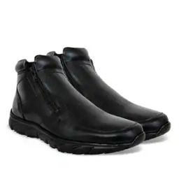 allen cooper Men Ankle-length Boots with Zip-Closure-picture-0