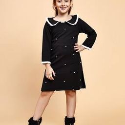 Girls Embellished A-Line Dress-image-53