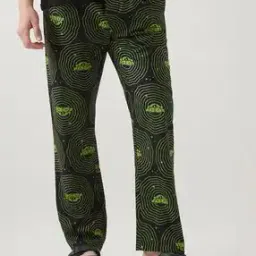 bewakoof Men Printed Pyjamas with Elasticated Waist-picture-2