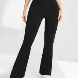 alisba Women Flared Flat-Front Pants-picture-2
