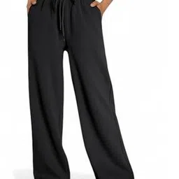 sqew Women Wide-Leg Casual Track Pants-picture-3