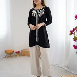 wedani Women Embroidered Straight Kurti-picture-46