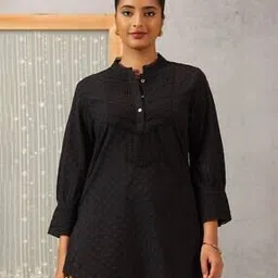lakshita Women Schiffli Lace A-Line Tunic-picture-15