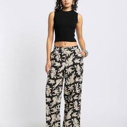 svrnaa by azorte Floral Print Straight Pants-picture-30