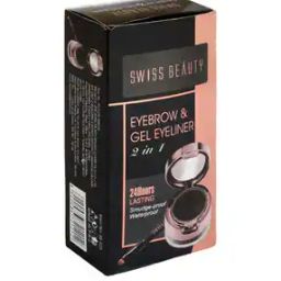 2 In 1 Eyebrow & Gel Eyeliner - Black-23