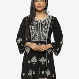 lakshita Women Embroidered A-Line Tunic-picture-26