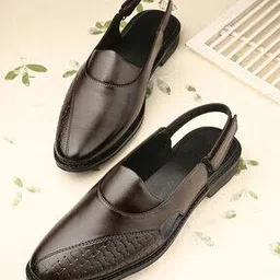 mactree Men Round-Toe Shoe-Style Sandals with Buckle Fastening-picture-16