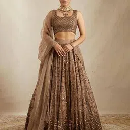 jihu culture Women Embellished Flared Lehenga Choli Set-picture-32